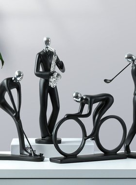 摆件家居装饰品北欧轻奢现代创意礼物客厅办公室电视柜酒柜手工