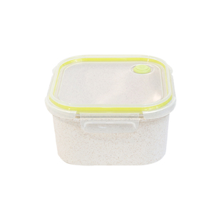 麦秸秆饭盒耐高温微波加热水果保鲜碗便当盒学生便携上班族带饭盒