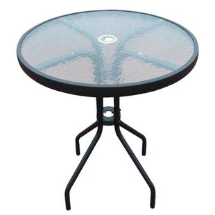 户外桌椅露天折叠庭院防水奶茶店咖啡厅外摆桌子插伞麻将扑克桌游