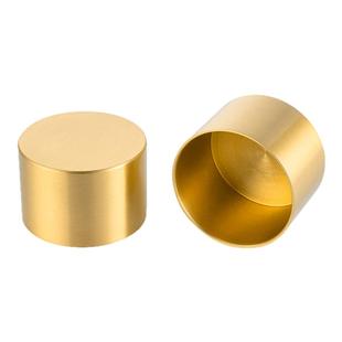 暖手炉配件黄铜圆封底脚套椅子靠背纯铜套实木家具大床沙发扶手套