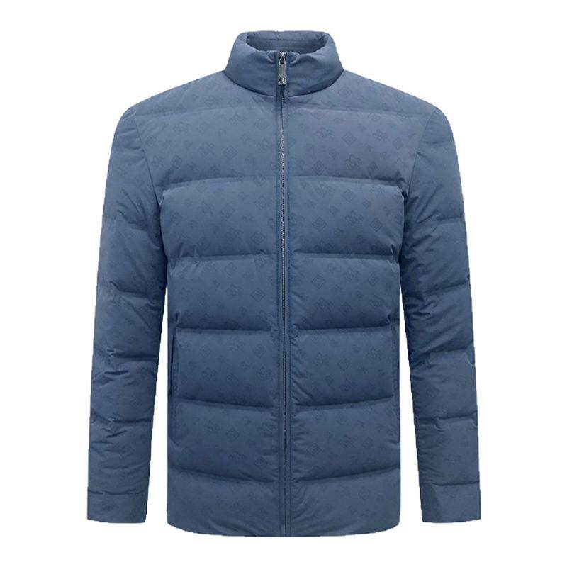 梦特娇90%白鹅绒]立领羽绒服男装