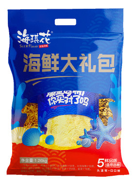 大礼包海琪花鱿鱼丝零食大礼包