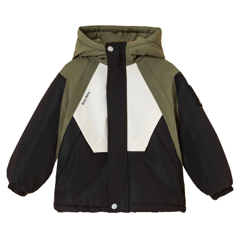 小黄鸭加厚工装棉服冲锋衣