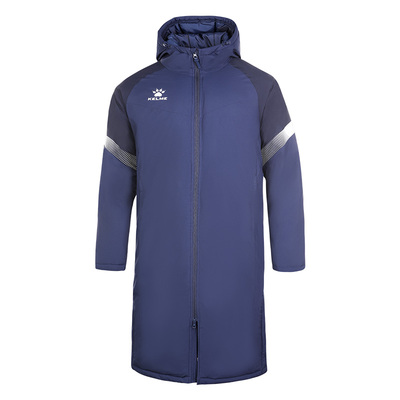 卡尔美长款棉服男冬款连帽