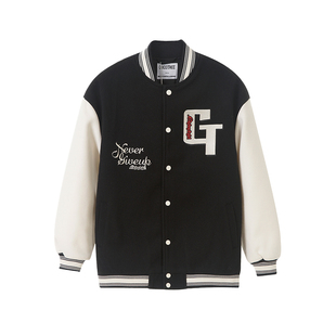 COCOTREE棵棵树青少年棉服冬季中性百搭特价年味美式棒球羽绒服