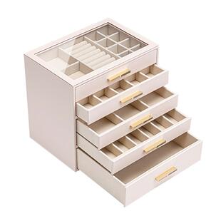 唯兰朵首饰盒饰品收纳盒多层大容量高档精致新年情人节礼物