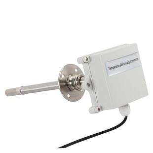 丰控风管道式温湿度传感器变送器4-20mA/RS485高精度烟道空调暖通