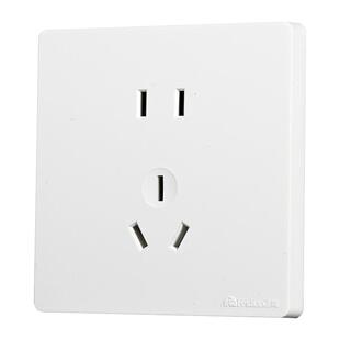 飞雕雅佳开关插座面板5孔带1开2开双控7孔86型家用暗装3孔16A空调