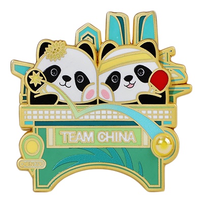 倾全力·赢未来乒乓球徽章套盒