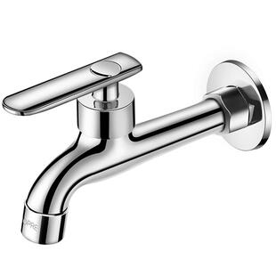 全铜拖把池水龙头单冷入墙式加长洗衣机阳台长杆拖布拖地家用防溅