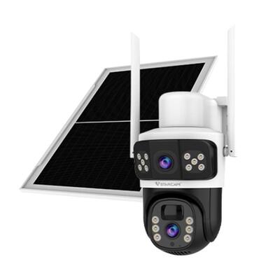 广角监控器3镜港澳境外4G摄像头