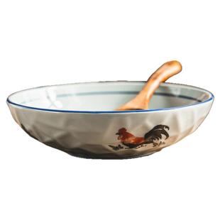 碗陶瓷酸菜鱼大盆碗水煮肉片大碗汤碗家用毛血旺专用碗大盘子深盘