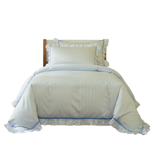 女生纯棉四件套女童床上用品三件套儿童床品被套床单-香水椰椰