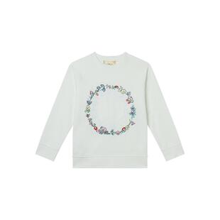 [低至4.5折]儿童 Stella McCartney童装象牙色花卉印花卫衣