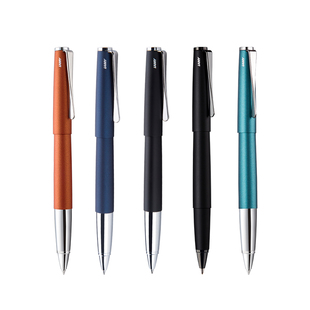 LAMY凌美签字笔 演艺Studio限定色海宝石蓝全黑宝珠笔水笔 办公商务礼物专用官方旗舰店官网礼品