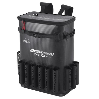 多功能硬壳钓椅包新型双肩骑士椅包加厚钓鱼桶多竿槽钓鱼装备