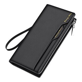 古合下真软皮男士钱包长夹新款长款多卡位驾驶证手拿包卡包皮夹子