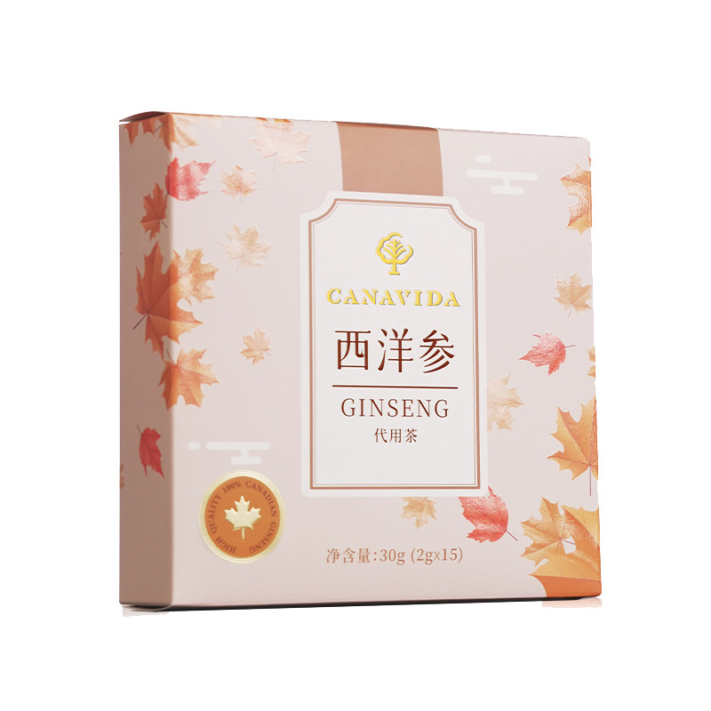 【年货节精选 临期】Canavida 纯西洋参茶包2g*15袋出差旅行开会
