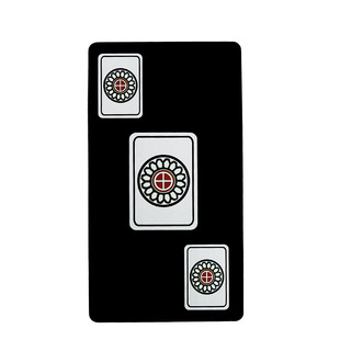 纸牌麻将扑克牌144张麻将塑料加厚防水家用PVC迷你便携式麻将扑克