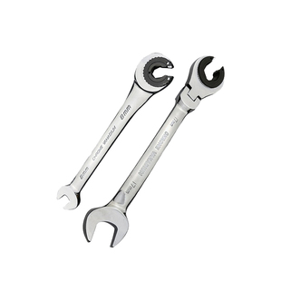 MIKUNI多功能可转开口油管棘轮扳手梅花扳万两用快速豁口齿轮扳手