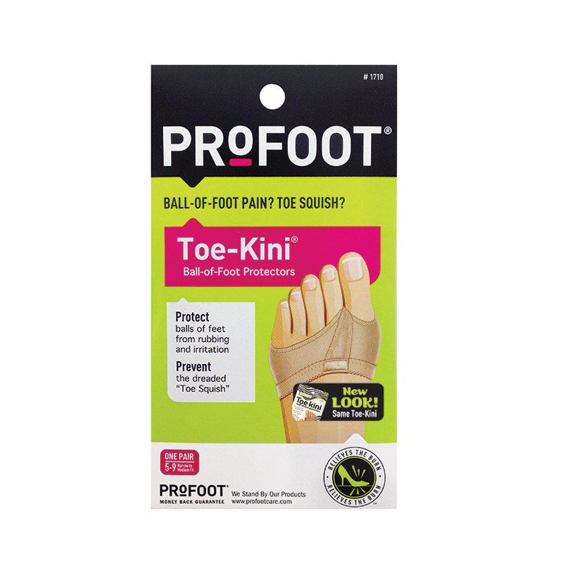美国Profoot足底筋膜高跟鞋垫防痛防滑防磨脚趾套前掌舒适半码垫