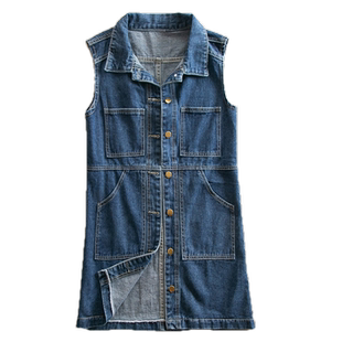 2026春夏牛仔马甲女宽松韩版休闲百搭大码白领坎肩马夹外套