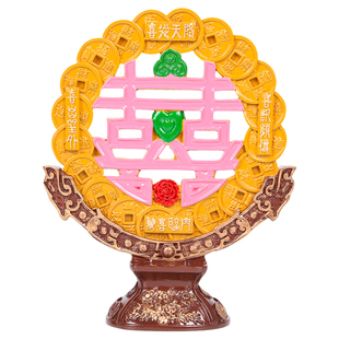 现货正品李居明2026马年吉祥物喜从天降摆件喜出望外客厅摆设