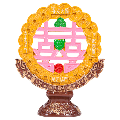 现货正品李居明2026马年吉祥物喜从天降摆件喜出望外客厅摆设