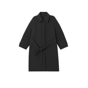 THESOONG/风衣鹅服 90白鹅绒羽绒服女秋冬中长款系带风衣外套9565
