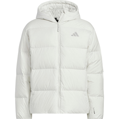 Adidas/阿迪达斯正品2025男士保暖户外连帽运动羽绒服KC2477