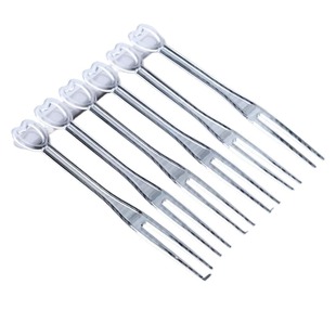 【50根 大号】一次性爱心型水果叉