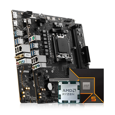 R57500F搭微星B850M迫击炮主板