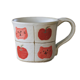 泽滕家马克杯个性小众款泡咖啡拿铁拉花下午茶新年喜庆礼物氛围感