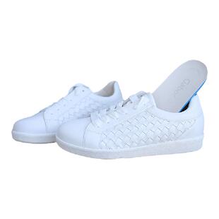 软底舒适可拆卸鞋垫德国嘉宝 GABOR 63.302 新款编织皮小白鞋板鞋