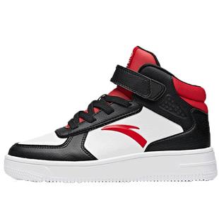 安踏童鞋男童高帮板鞋秋冬儿童运动鞋大童鞋子男孩休闲鞋学生正品