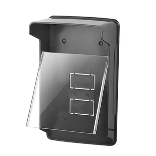 人脸识别防雨罩遮阳防晒保护罩外壳密码锁门禁一体机刷卡器防水罩