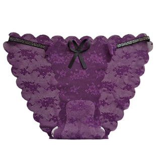 「HS」紫墨烟云*女生性感小心机内裤女2026新款蕾丝高颜值三角裤