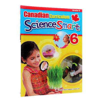 进口英文原版正版 加拿大原版教材 Canadian Curriculum Science Smart Grade 6 科学学习练习册 6年级