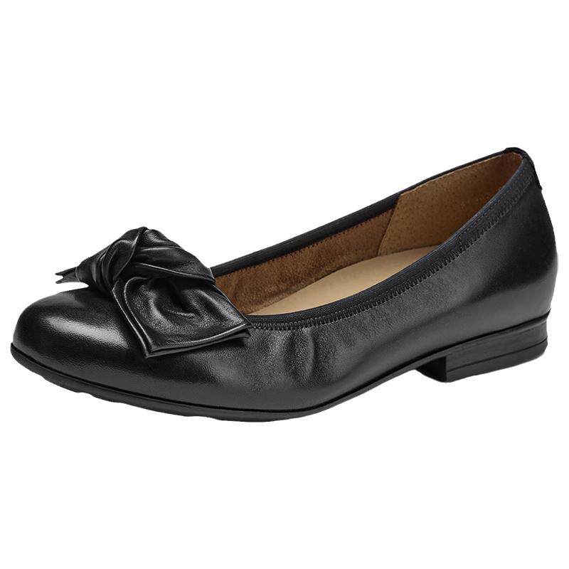 Gabor德国嘉步52462单鞋 时尚光面拧花装饰休闲单鞋女