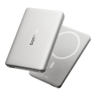 【充电宝3c认证可上飞机】倍思卡片磁吸2026新款适用苹果17小米官方正品超薄小巧便携新国标无线快充移动电源