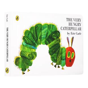 The Very Hungry Caterpillar 好饥饿的毛毛虫主题 Eric Carle 艾瑞卡尔 纸板卡片玩偶发音洞洞书 0-3岁幼儿启蒙认知 英文原版绘本