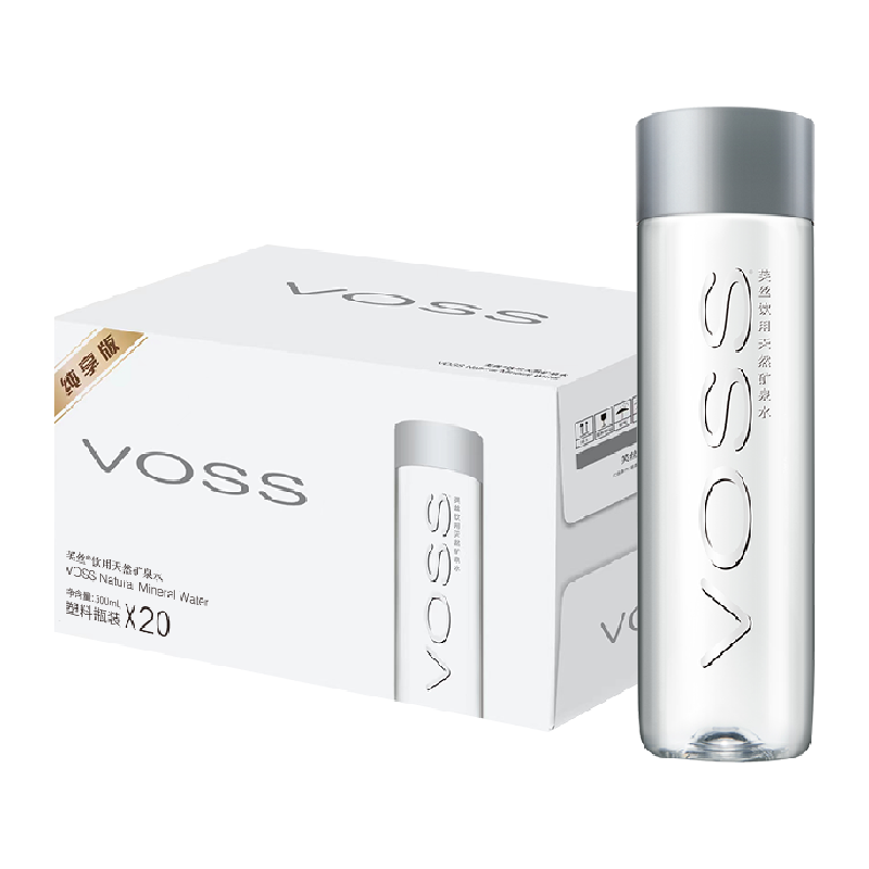 创宙 VOSS芙丝饮用天然矿泉水(塑料瓶)含锶低钠弱碱性水