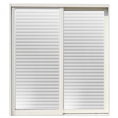 静电磨砂贴膜卫生间防走光仿百叶