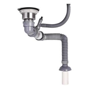 潜水艇厨房下水管排水管配件单双槽洗菜盆洗碗池下水器全套装防臭