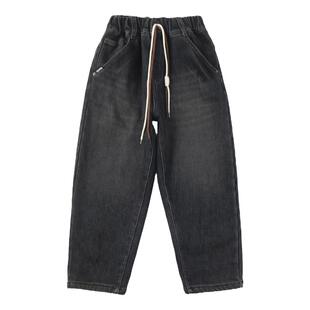 男童牛仔裤2025新款春秋中大童长裤小男孩裤子软弹力男宝洋气宽松