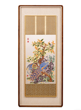 非遗云锦木机妆花挂画礼盒