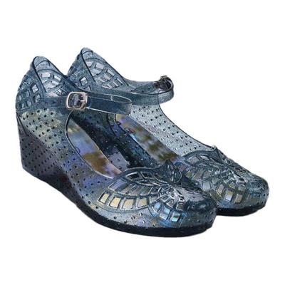 果冻包头凉鞋网红ins时尚水晶