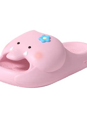 chikoku朵朵象防滑厚底情侣凉拖