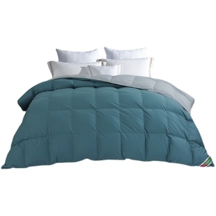 卡撒天娇羽绒被90%灰鸭绒冬被芯双面双色新柔面料防跑绒羽绒冬被