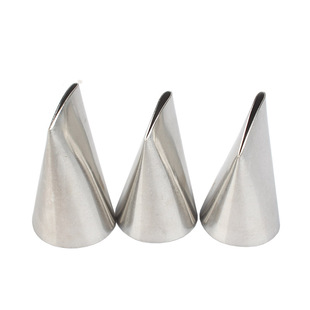 奥斯汀玫瑰花蛋糕裱花嘴3件套装 不锈钢奶油装饰烘焙工具 3pcs